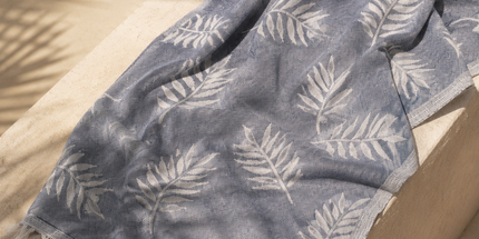 SunKiss Dubai Turkish Beach Towel – Grey Feather | 100 x 80 cm Cotton Towel