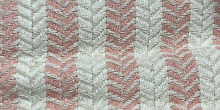 Turkish Cotton Hand Towel Peach Stripes 45x90cm | Soft & Quick-Dry | SunKiss Dubai